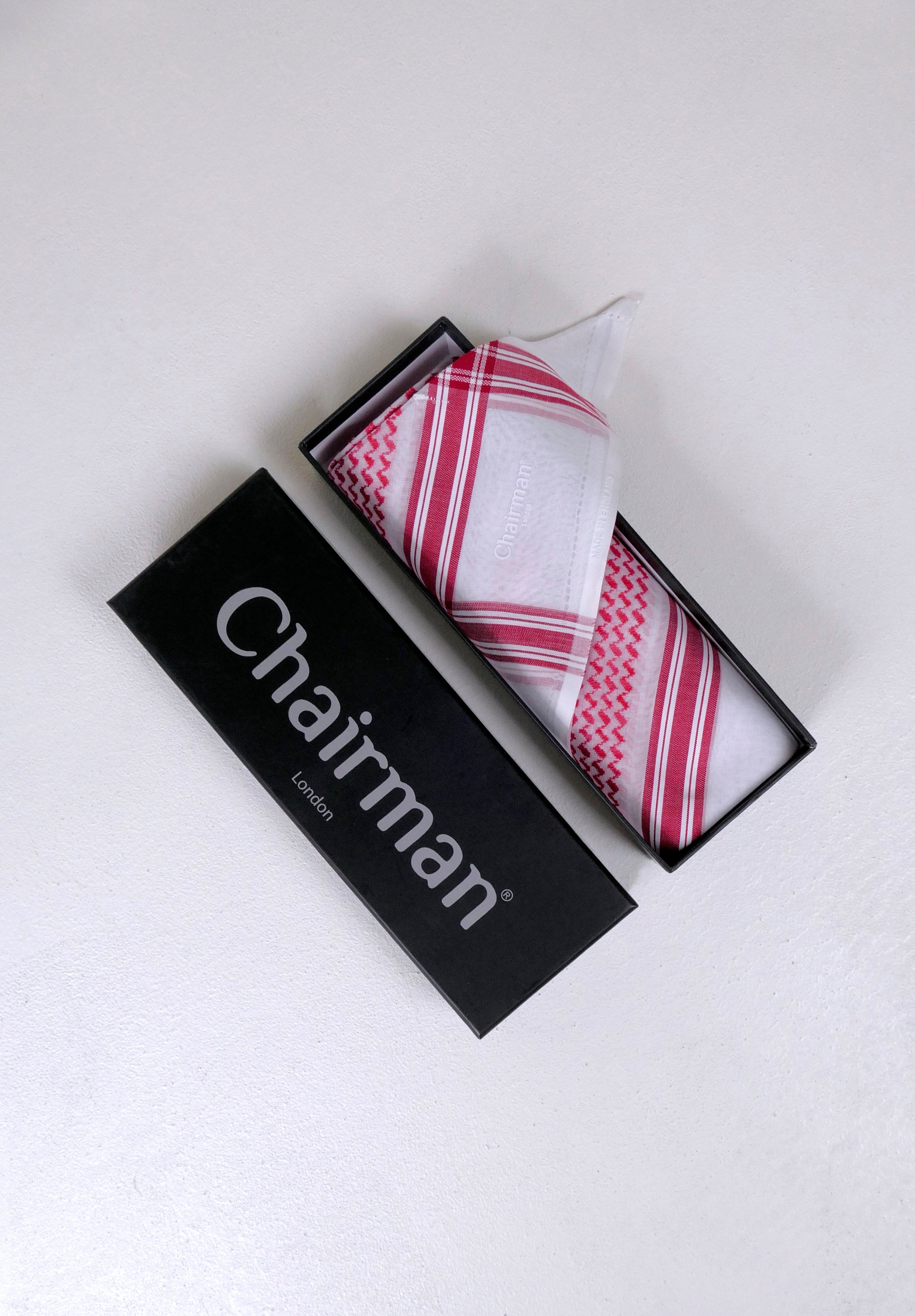 Men’s Red Shemagh with Executive Premium Weave