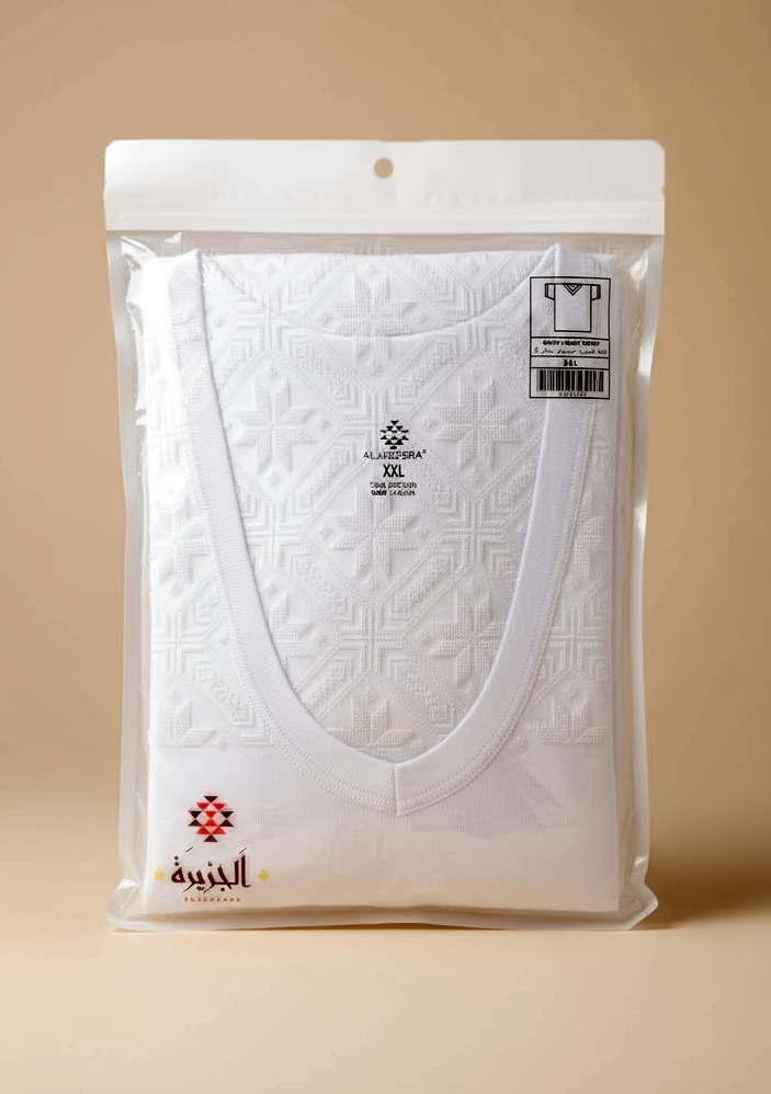 Men’s 6 Pcs V-Neck Innerwear Set by Al Jazeera with Soft Cotton Comfort