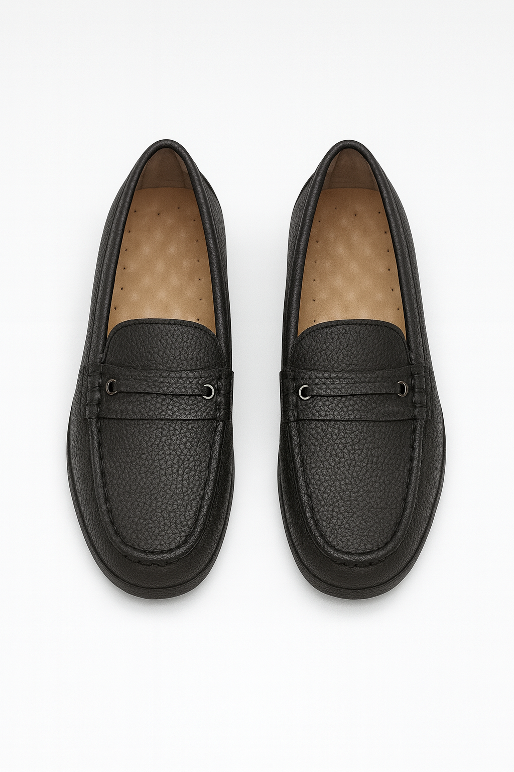 Boys’ Black Shoes Slip-On by Al Jazeera
