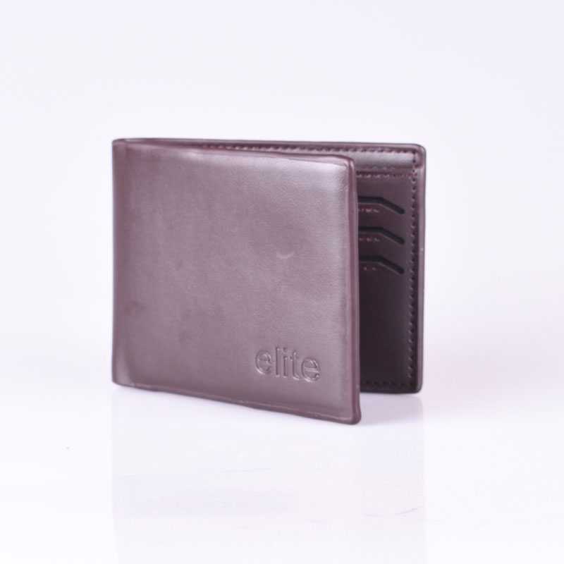 Dark Brown Wallet by Elite with Minimalist Sleek Finish