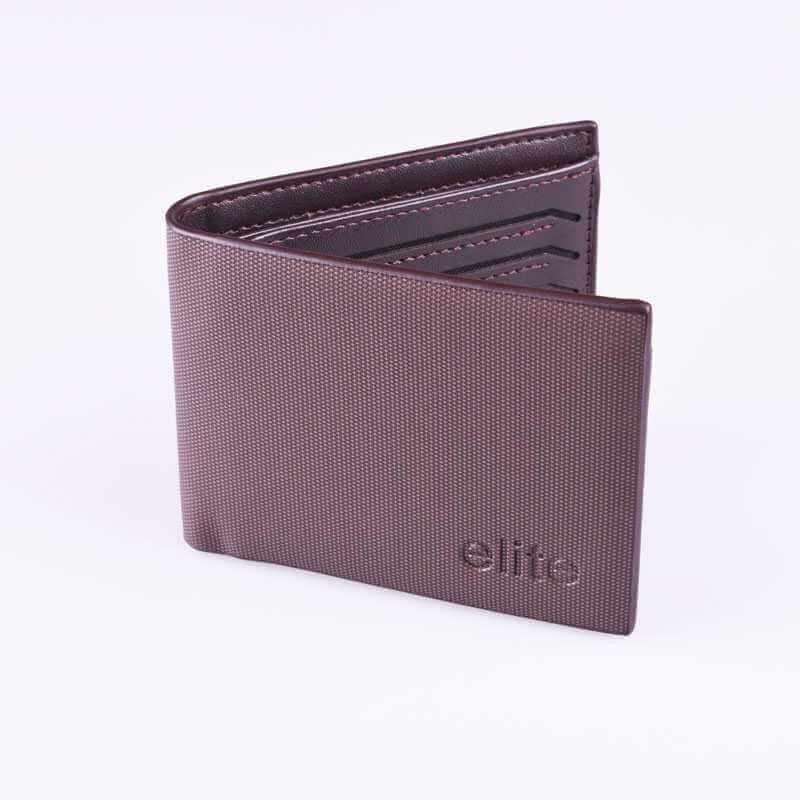 Dark Brown Wallet by Elite with Sleek Professional Finish