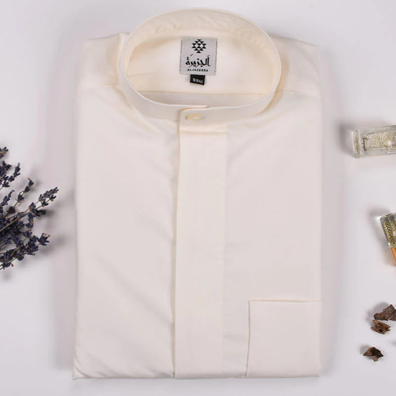 Men’s Beige Summer Dishdasha by Al Jazeera