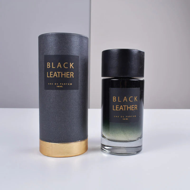 Men’s Black Leather Perfume by Al Jazeera Luxury Fragrance