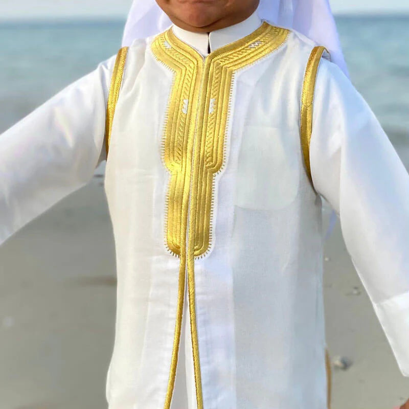 Boys’ Sugar Vest Malaki by Al Jazeera