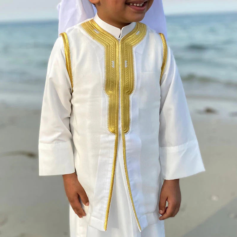 Boys’ Sugar Vest Malaki by Al Jazeera