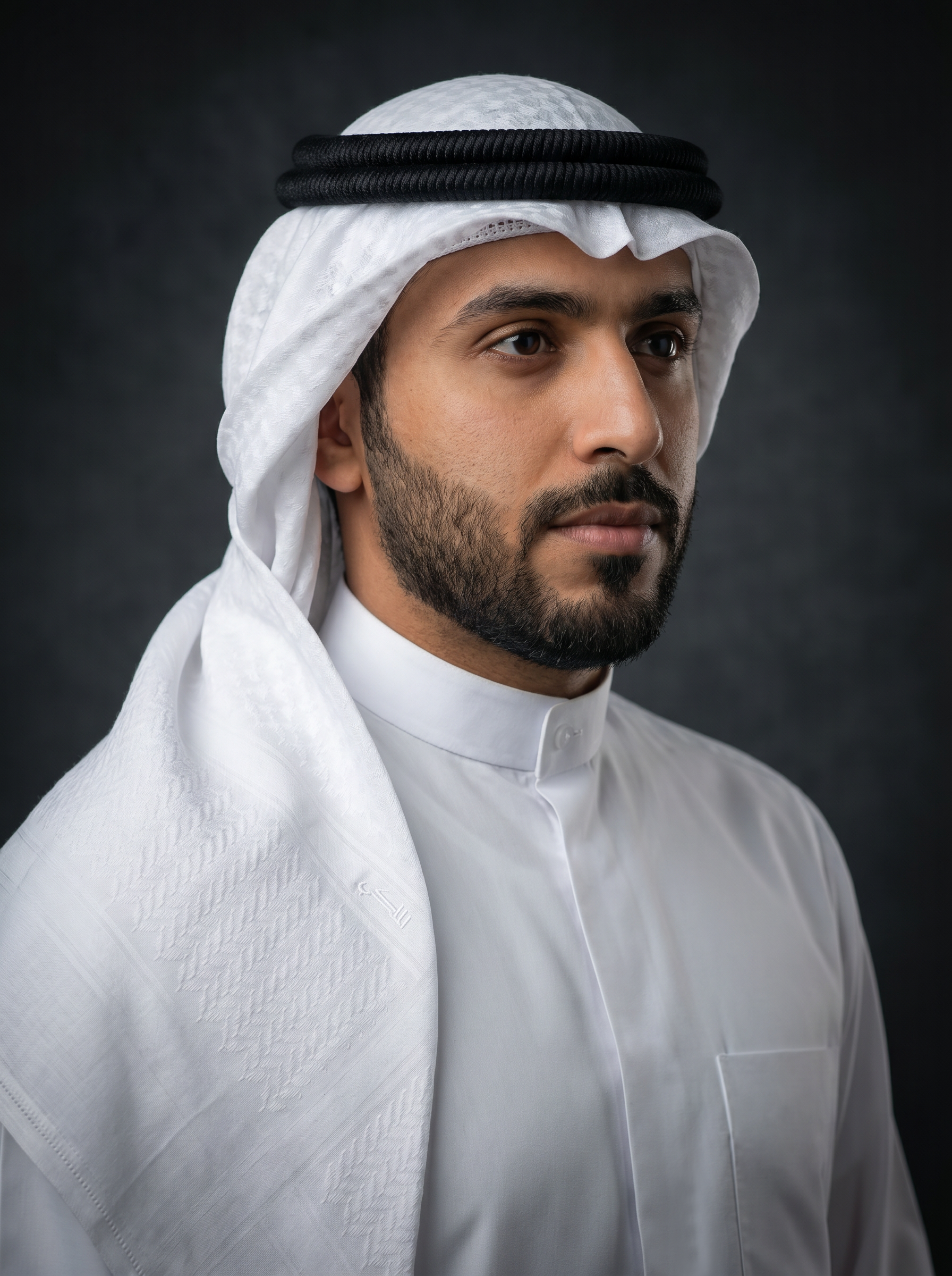 Men’s White Shemagh Malaki