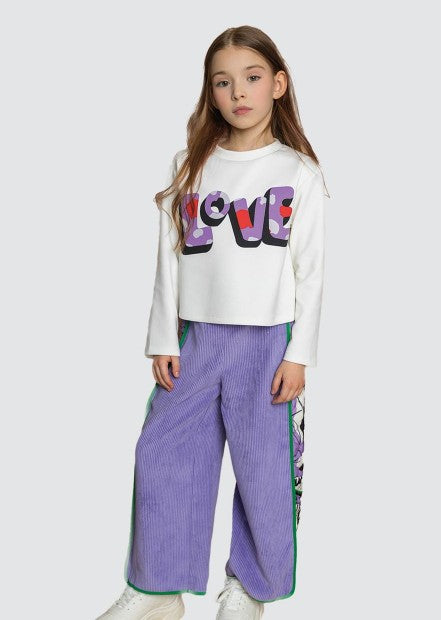 بلوزة بيضاء للبنات من تيا