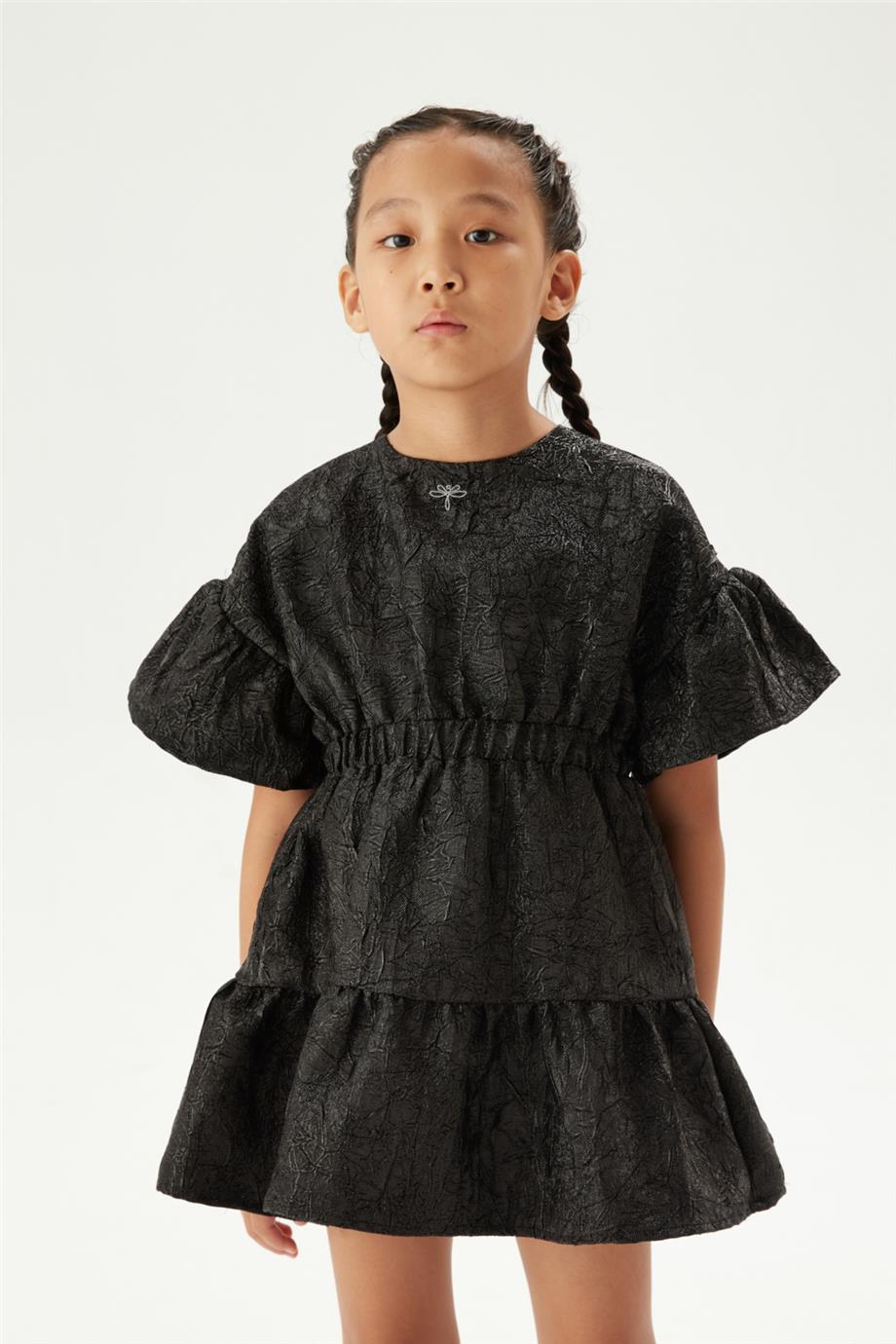 فستان اسود للبنات من تيا