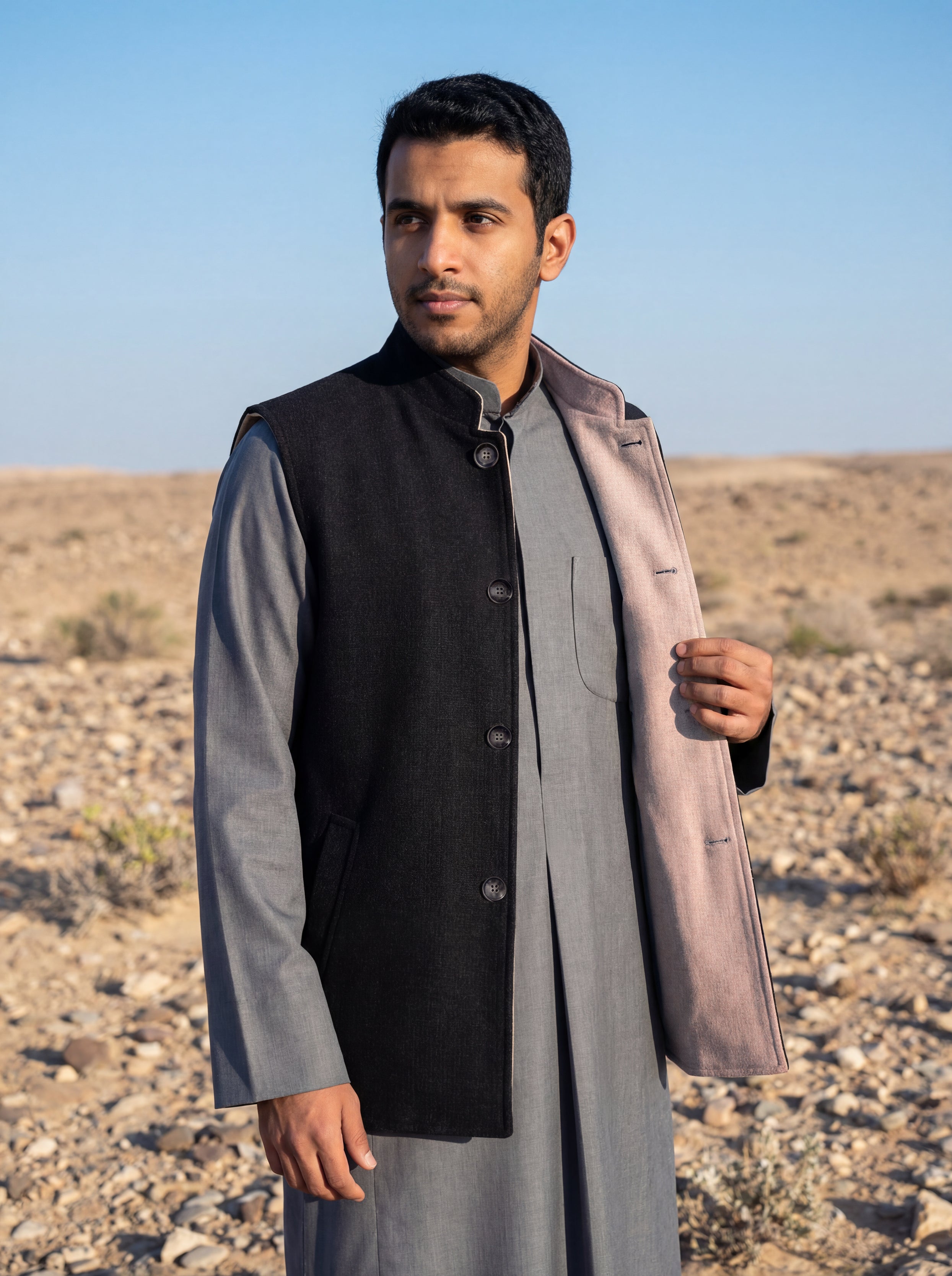 Men's Winter Double-Side Vest by Al Jazeera Aljazeera Clothing Men's Winter Double-Side Vest by Al Jazeera Aljazeera Clothing