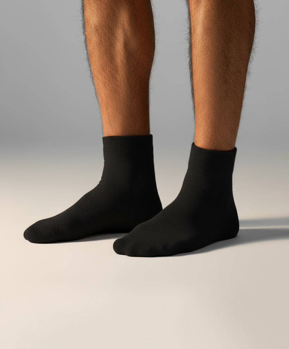Men’s Black Socks by Elite with Sleek Daily Wear