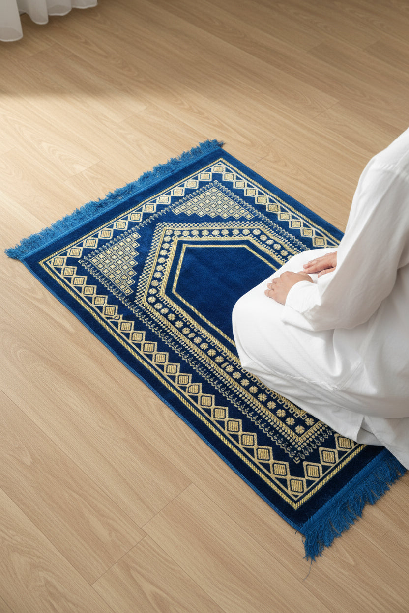Blue Prayer Mat Classic by Al Jazeera