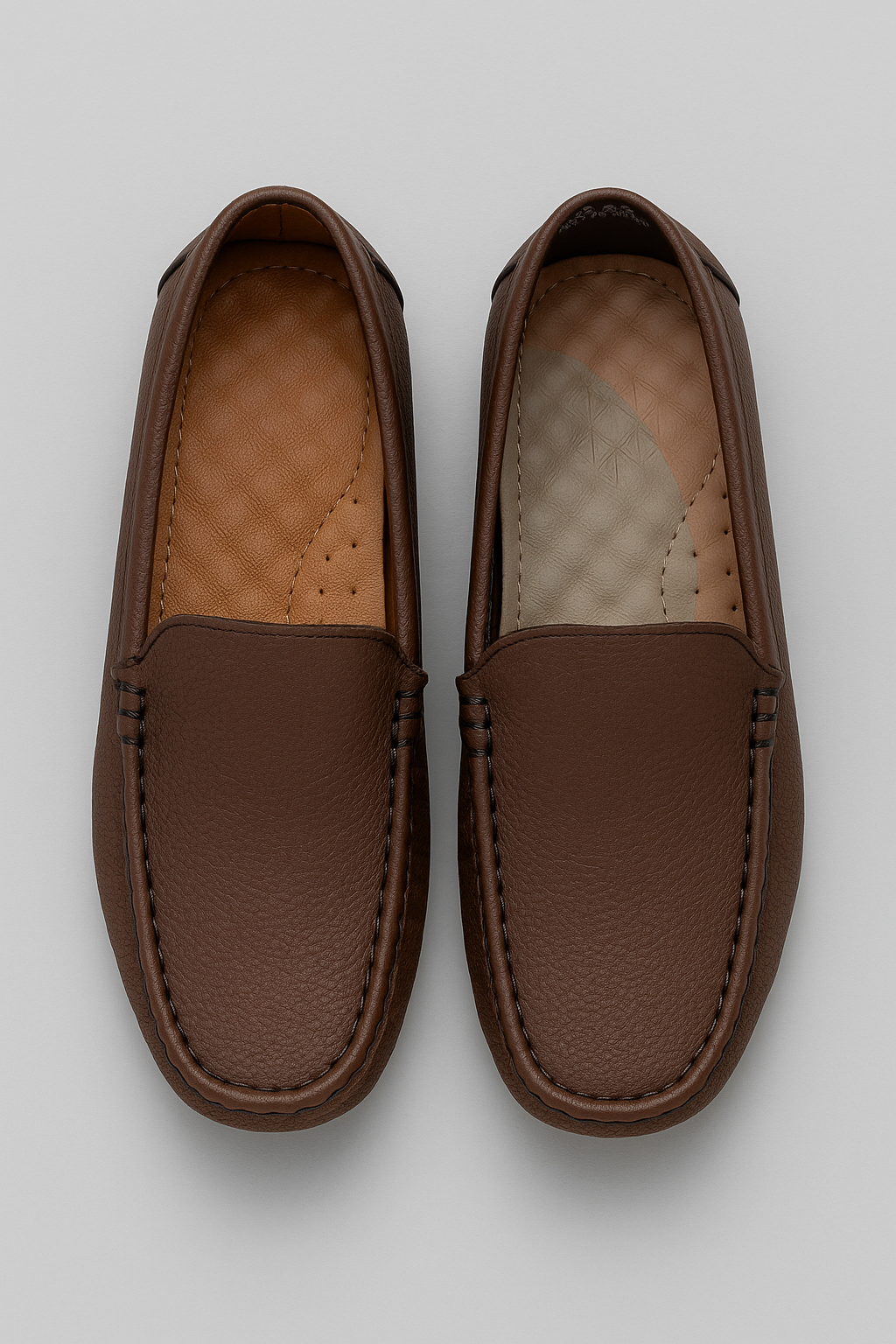 Boys’ Brown Shoes Soft Leather by Al Jazeera