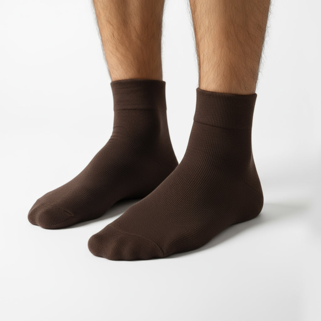 Men’s Dark Brown Socks by Al Jazeera with Soft Comfortable Fit