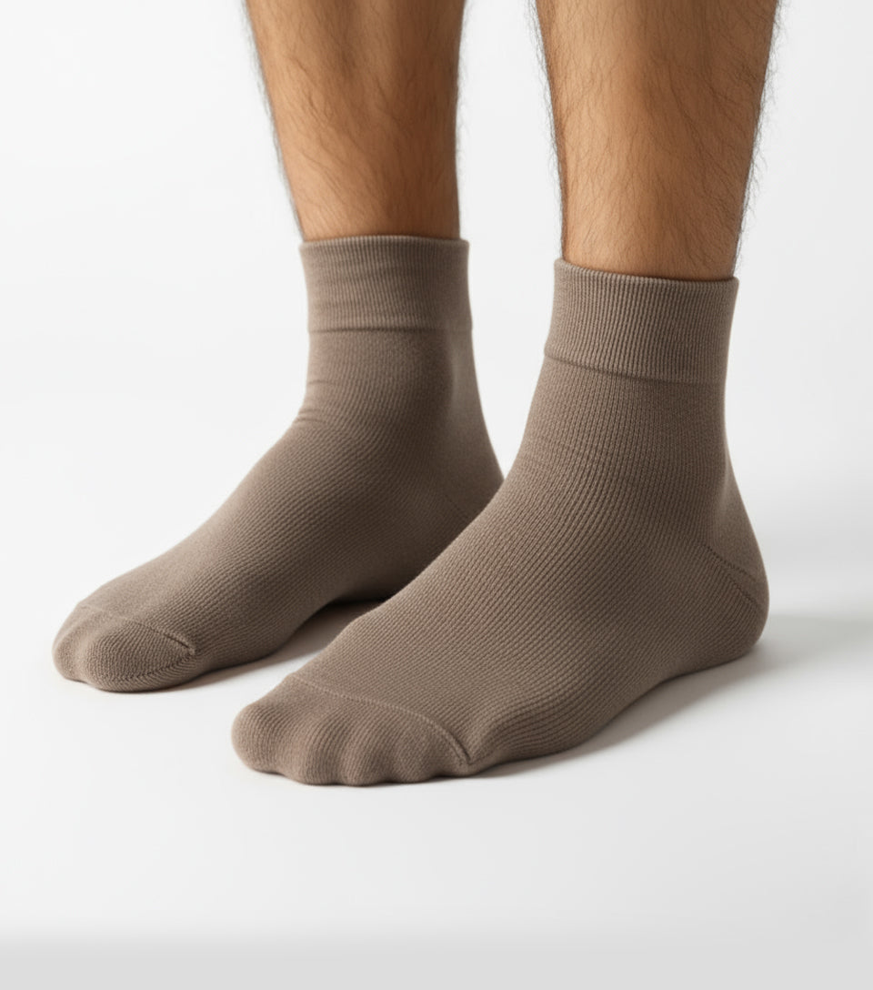 Men’s Light Brown Socks by Al Jazeera with Comfortable Classic Fit