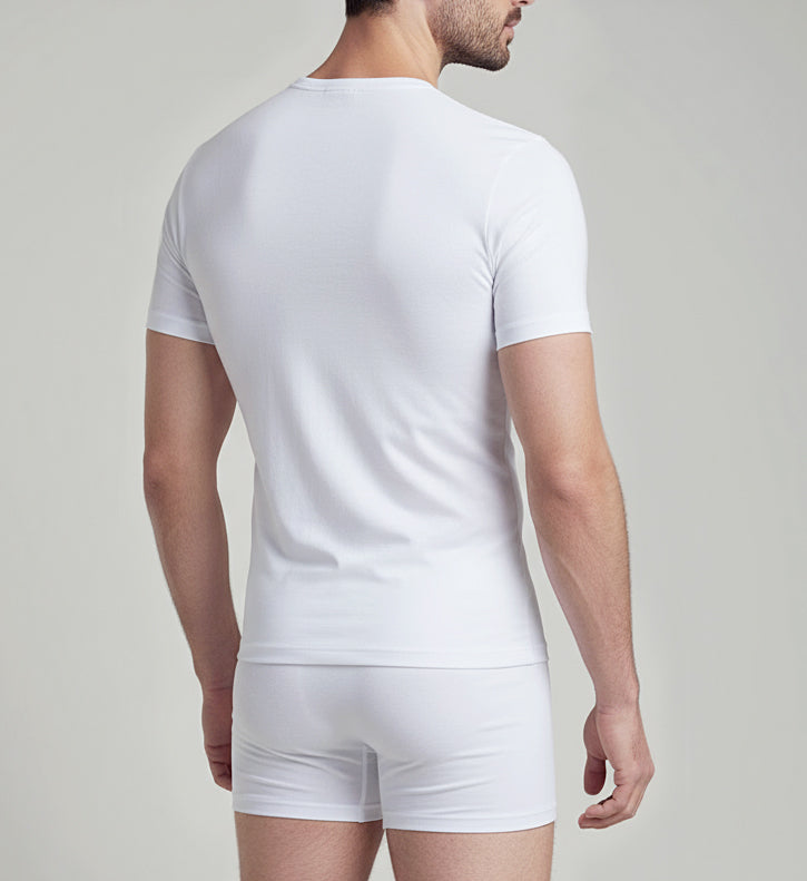 Men’s R-Neck T-Shirt with Elegant Modern Fit