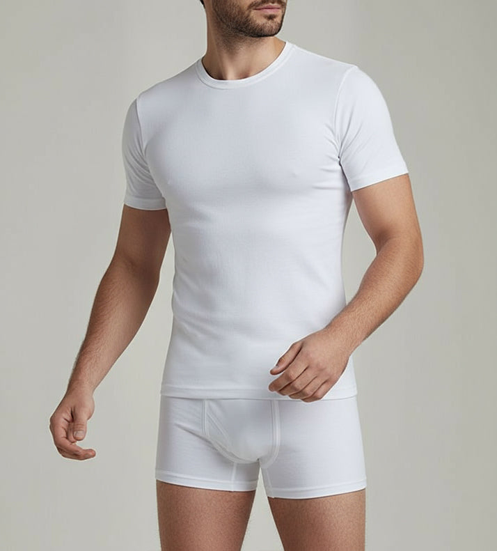 Men’s R-Neck T-Shirt by Elite with Sleek Classic Design