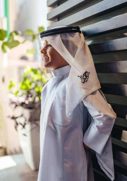 Boys’ Ready-Made Ghutra with Agal by Al Jazeera