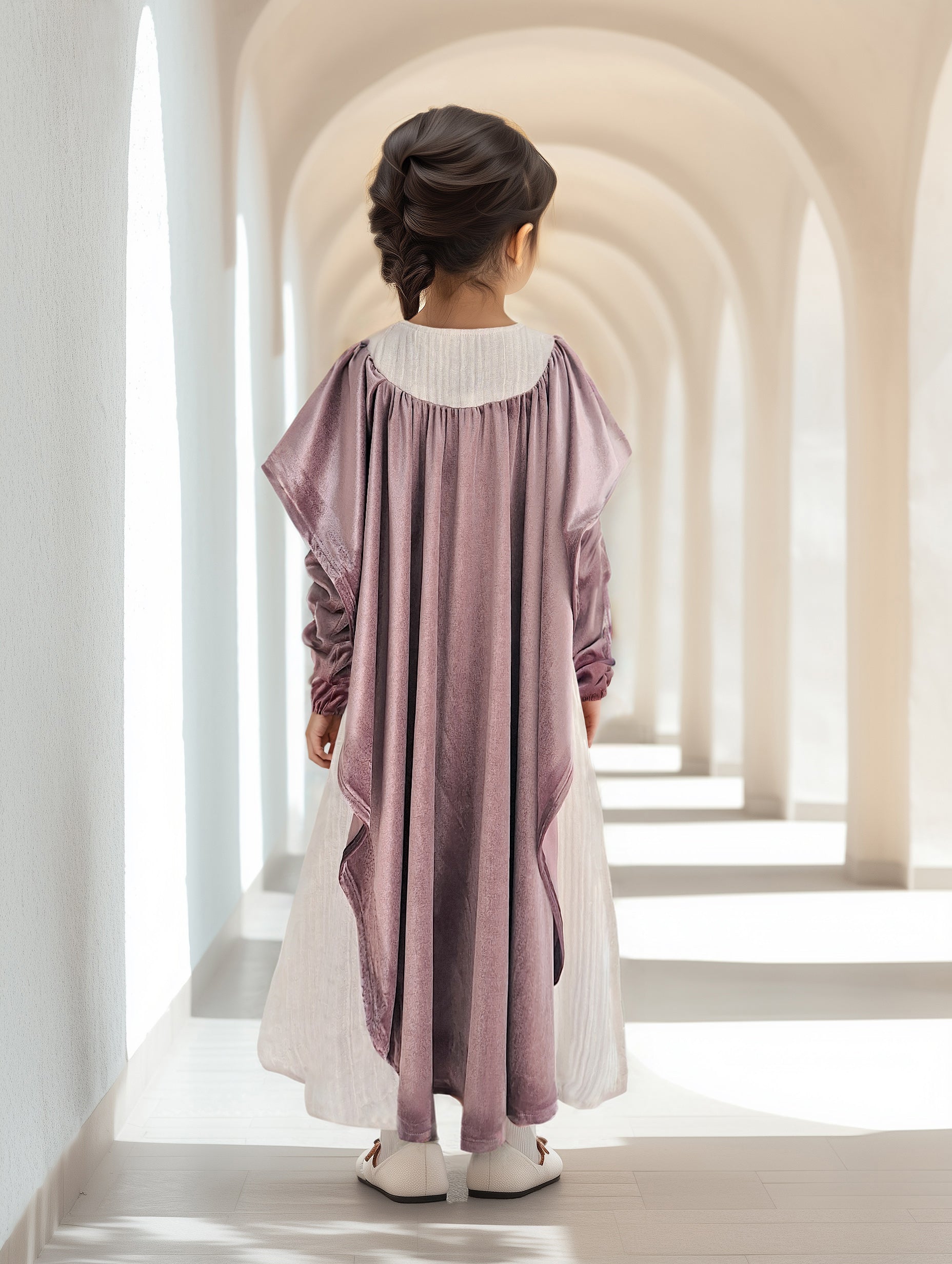 درّاعة بنفسجي للبنات من تيا