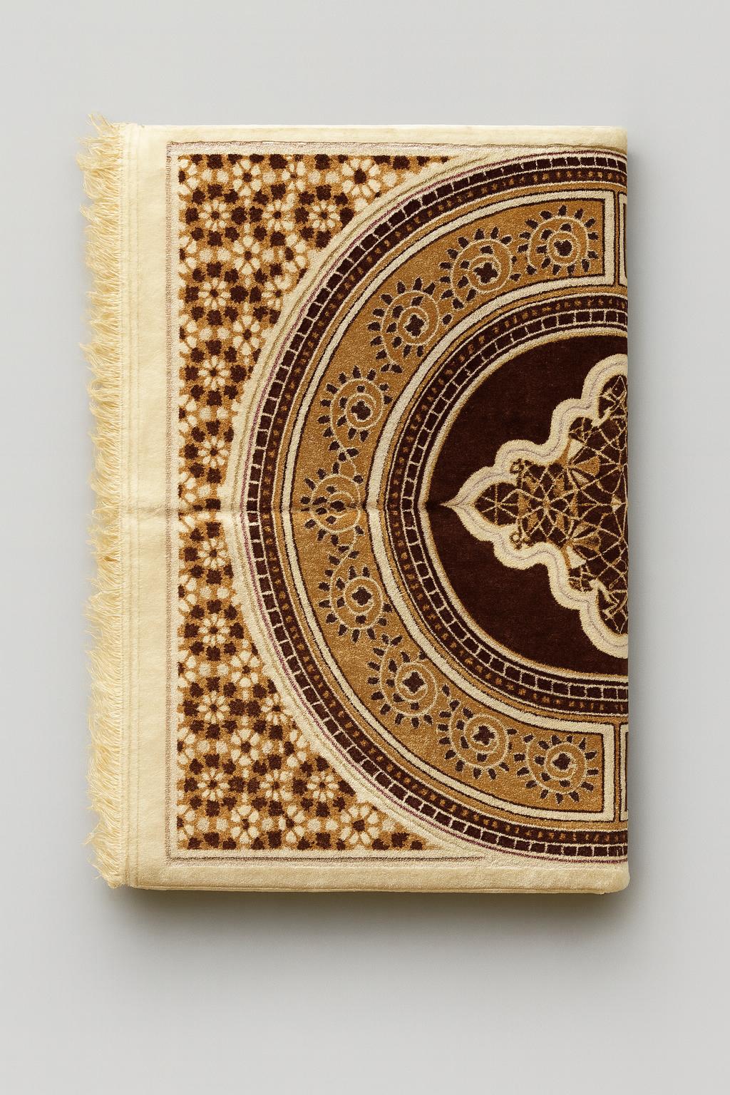 Beige Prayer Mat M1 Comfort Edition by Al Jazeera