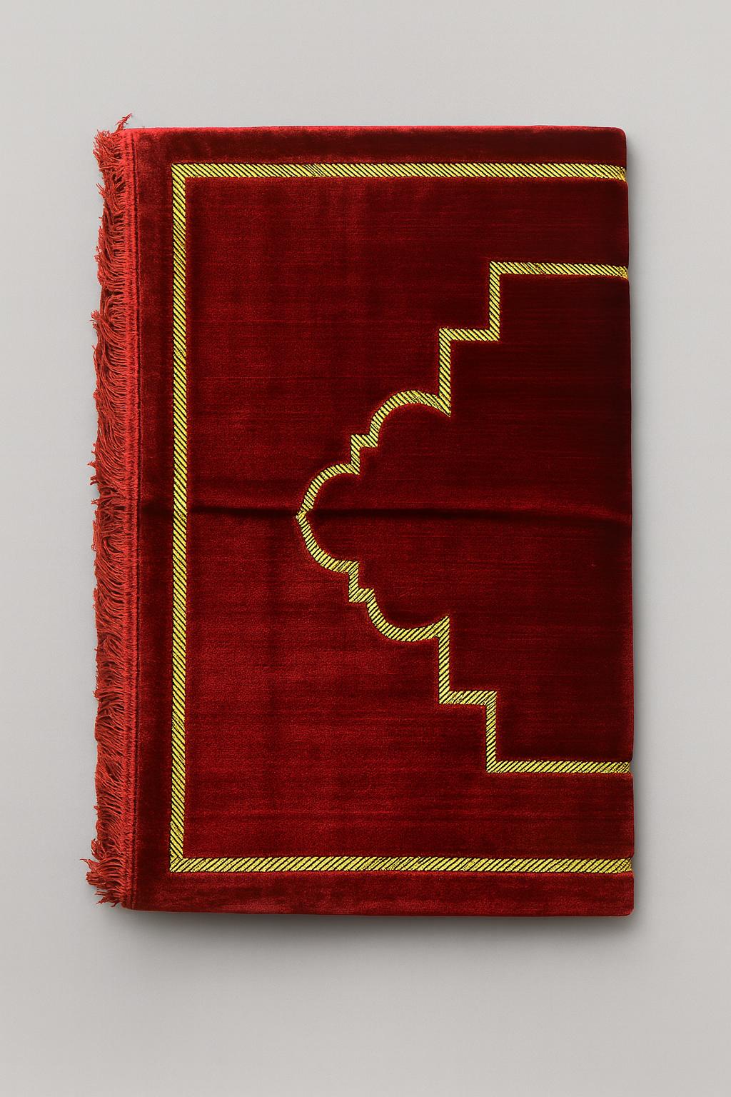 Red Prayer Mat Comfort Edition by Al Jazeera