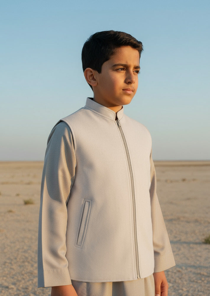 Boys' Winter Vest Dual-sided by Al Jazeera