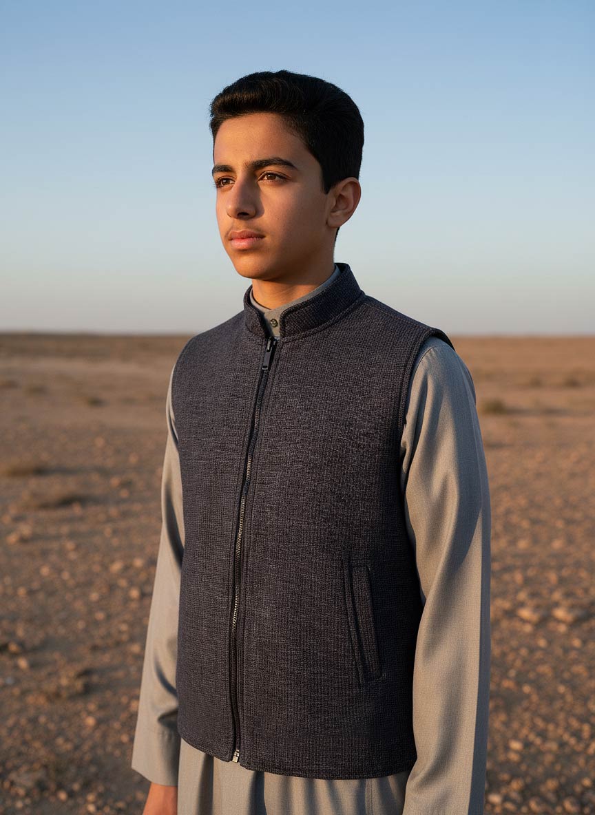 سديري شتوي كلاسيك الأطفال من الجزيرة يلبس على الوجهين