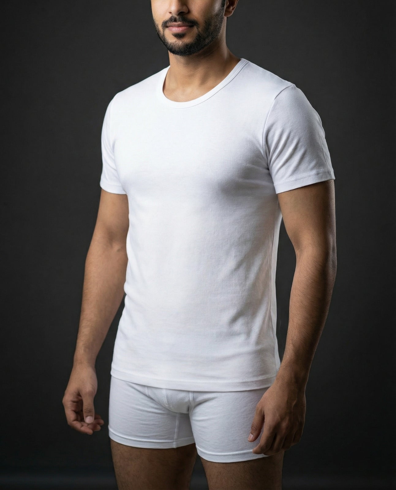 Men’s R-Neck CottonA T-Shirt by Al Jazeera